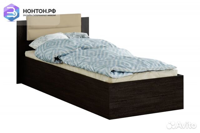 Кровать Фиеста NEW 0.9 м венге / лоредо