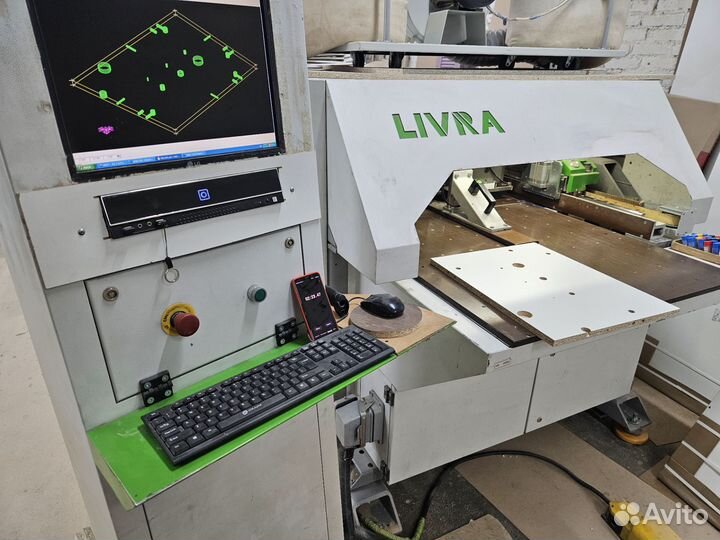 Сверлильно присадочный станок c чпу hirzt Livra 5