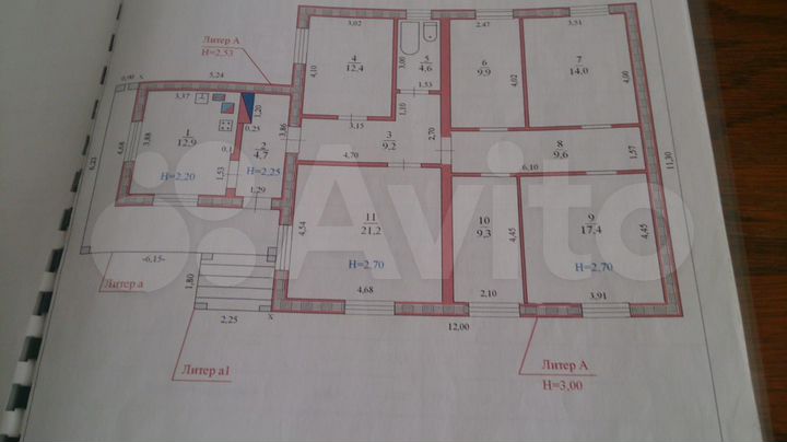 Дом 125 м² на участке 9,8 сот.