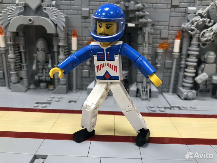 Минифигурка Lego tech037a Technic Figure White Leg