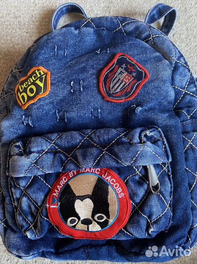Рюкзак джинсовый детский для мальчика