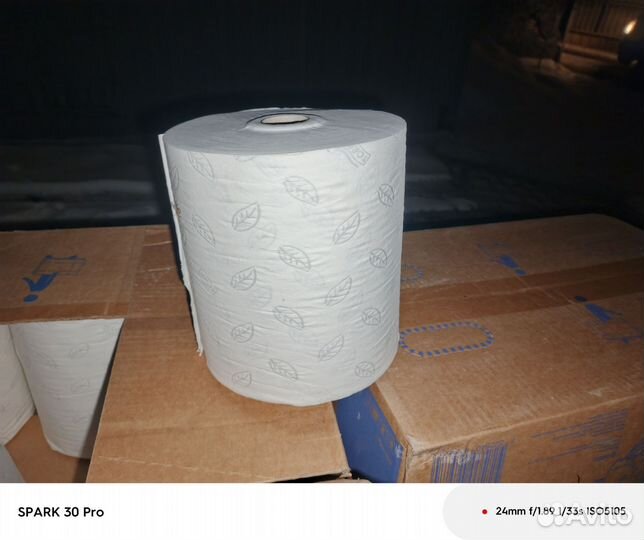 Двухслойные бумажные полотенца в рулоне Tork