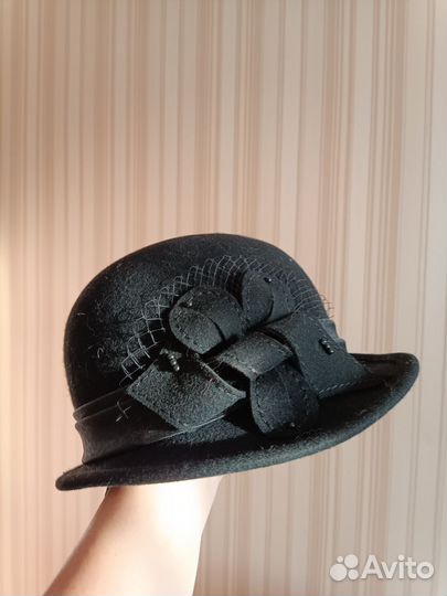 Шляпа фетровая женская