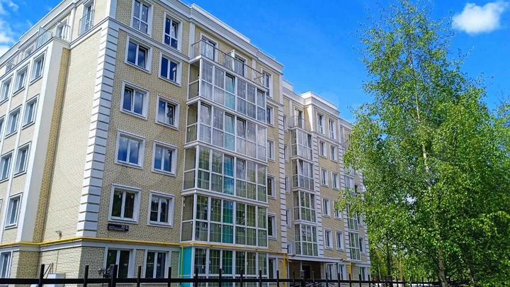 2-к. квартира, 54,9 м², 1/6 эт.