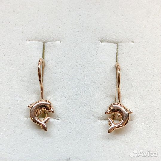 Золотые серьги 585 пробы