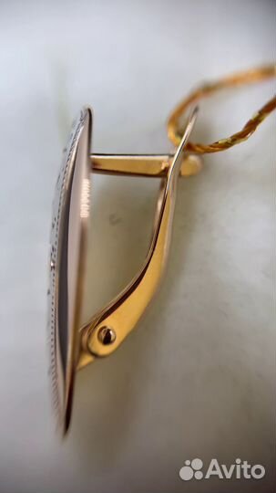 Золотые серьги