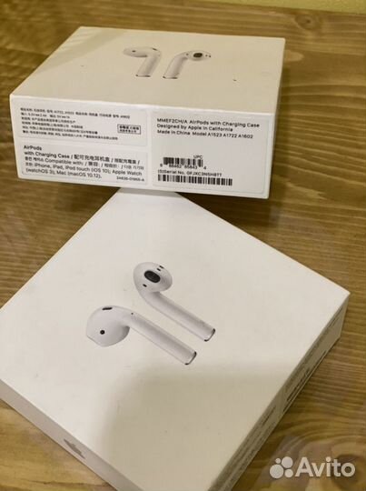2 коробки от Наушники earpods apple оригинальные