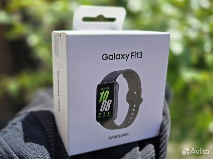 Смарт-часы Samsung Galaxy Fit3 новые графит