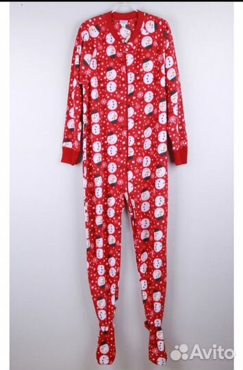 Флисовый комбинезон мужской для сна