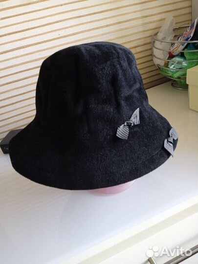 Шляпка женская из фетра, мягкая форма 54 разм