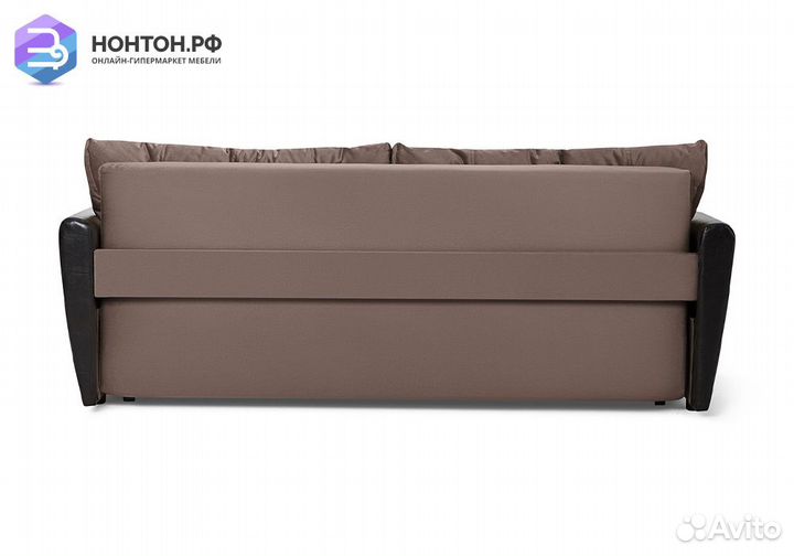 Диван еврокнижка Мадейра Lux кофе с молоком / кори