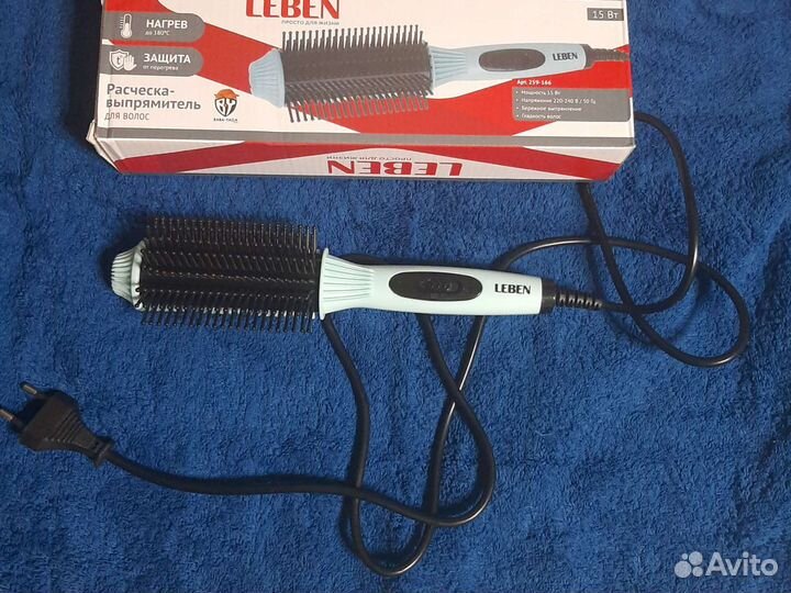 Расческа выпрямитель для волос Leben