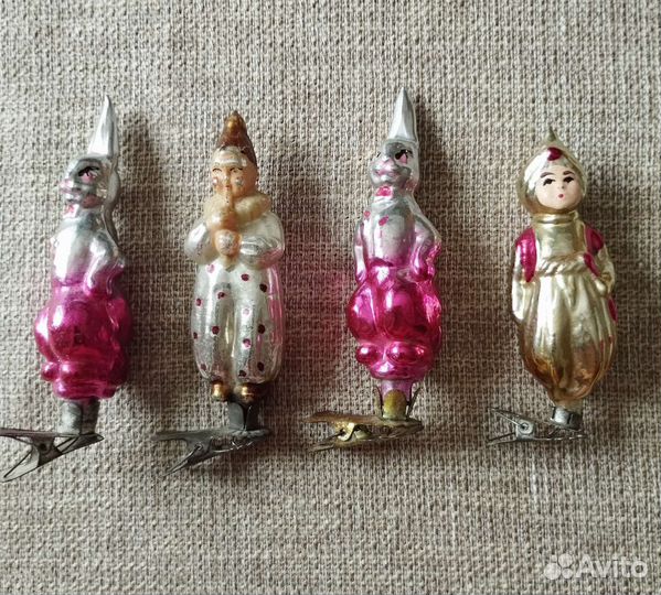 Елочные игрушки СССР. Прищепки