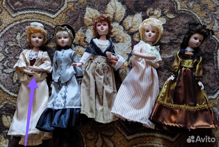 Кукла фарфоровая коллекционная