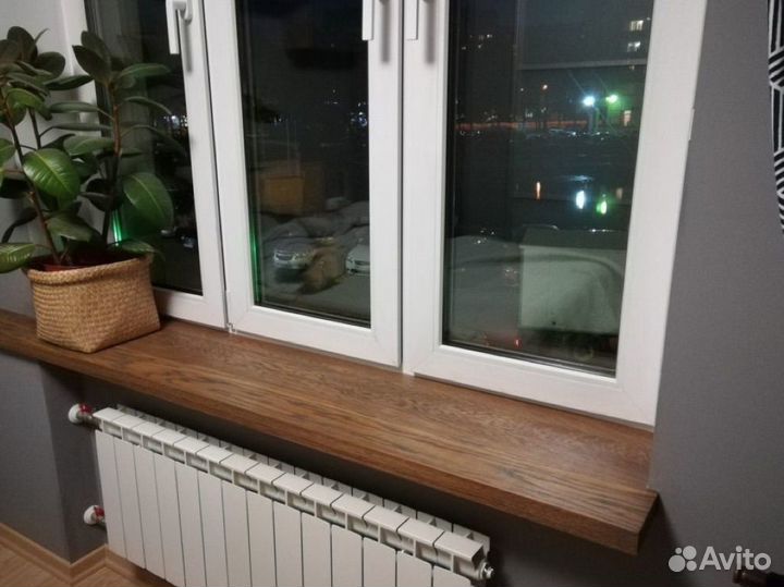 Деревянные подоконники на заказ