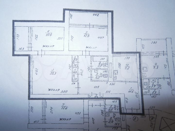 3-к. квартира, 75 м², 3/12 эт.