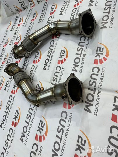 Даунпайп Downpipe Porsche Cayenne 958 4.8 turbo