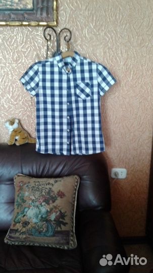 Рубашка из хлопка на мальчика