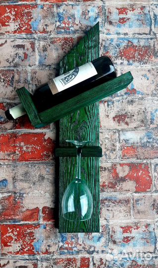 Полка настенная для вина