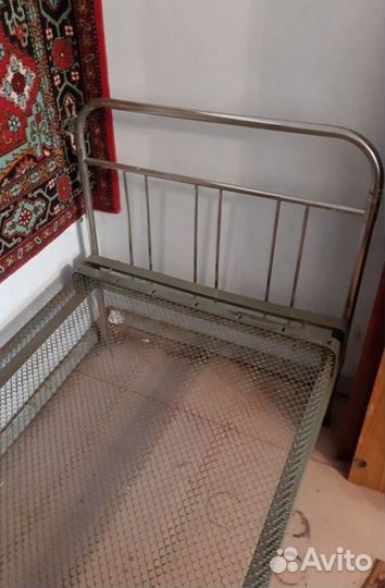 Кровать металлическая советская