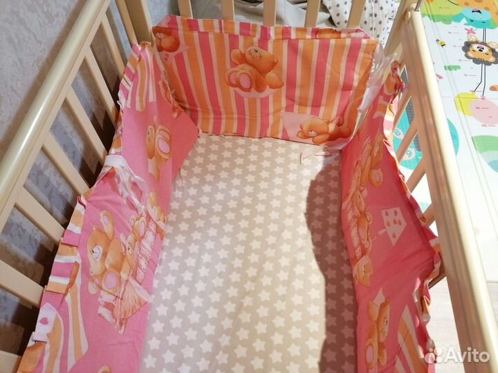 Бортики в кроватку новые
