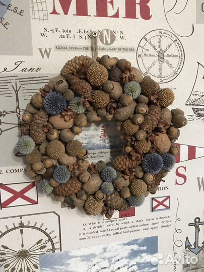 Венок интерьерный