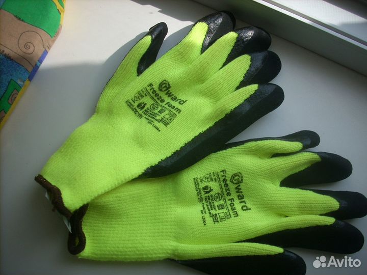 Перчатки зимние рабочие со вспененным латексом