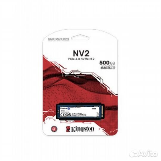 SSD накопитель Kingston NV2 M.2 2280 500гб