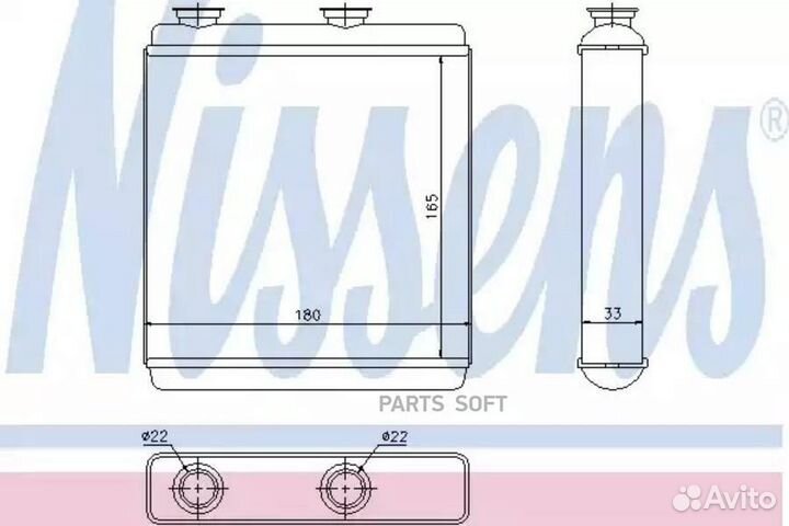 Радиатор печки opel meriva 03