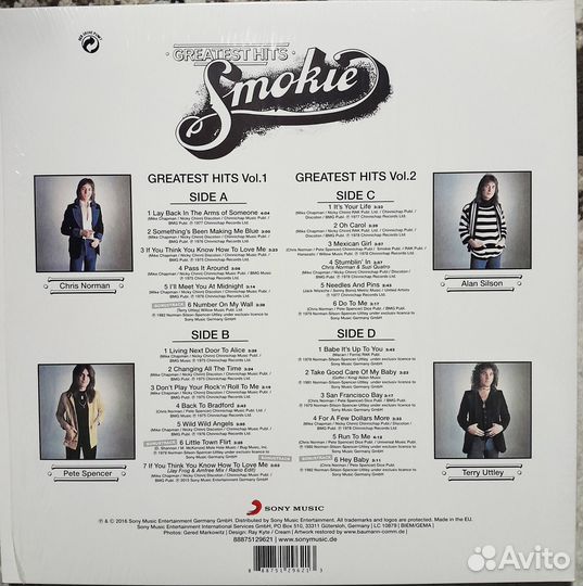 Группа Smokie - Greatest Hits 2LP