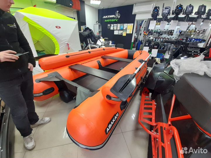 Лодка пвх Sibriver Абакан 380 Jet тоннельная