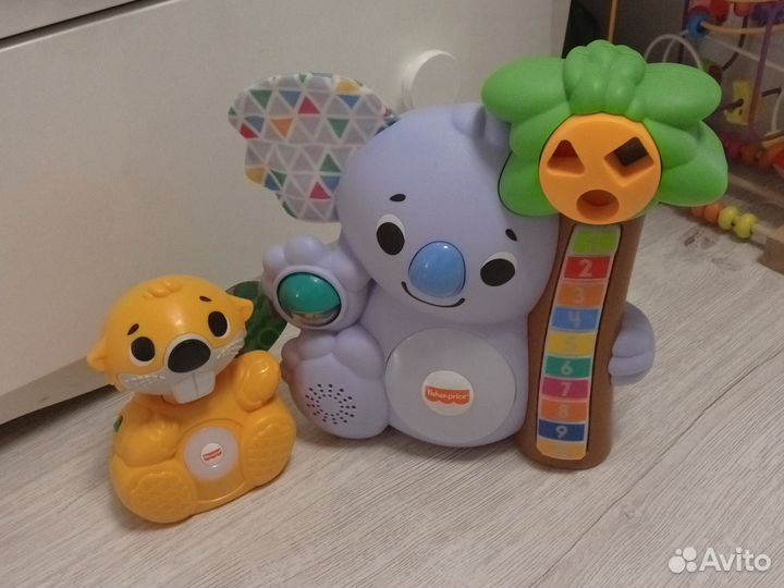 Fisher price коала и бобёр и пингвин линкималс