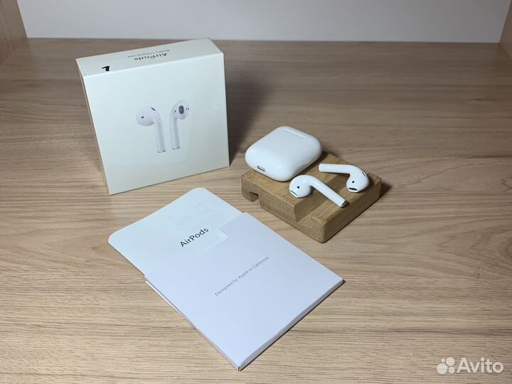 Наушники apple AirPods 2 новые/чехол/доствка