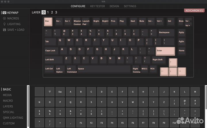 Механическая клавиатура Keychron V1 QMK/VIA