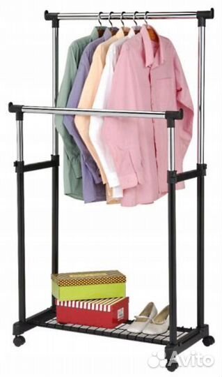 Вешалка напольная двойная новая