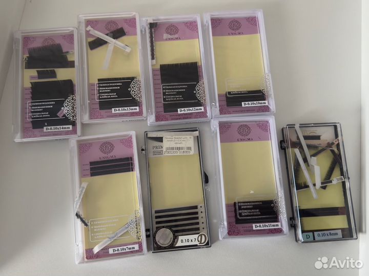 Ресницы для наращивания enigma изгиб D0,1