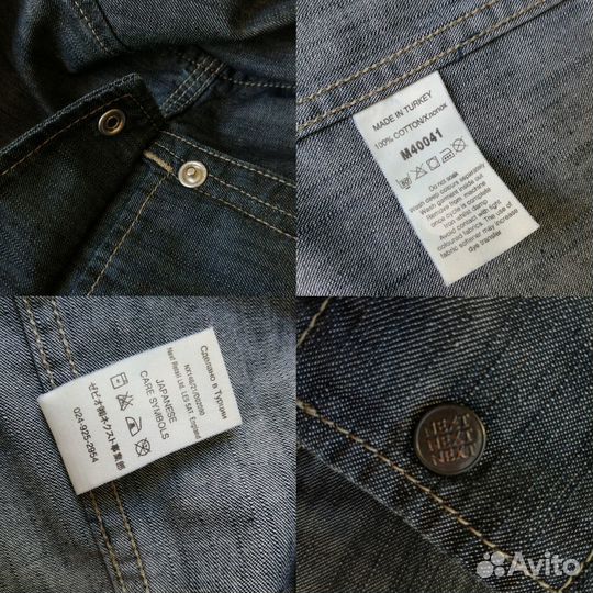 Новая джинсовая рубашка-куртка next