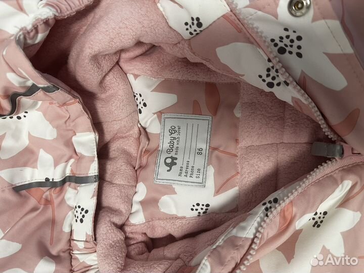 Зимний комбинезон для девочки 86