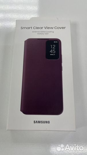 Smart clear view cover samsung s22 plus / s22+