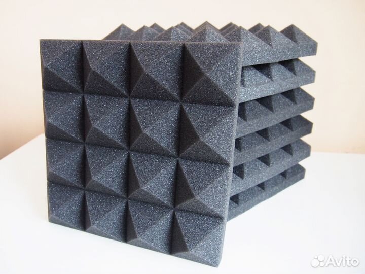 Акустический Поролон Звукоизоляционный Пирамида