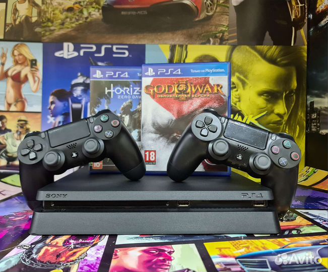 Sony Playstation 4 Ps4 Slim 2 Джоя Игры