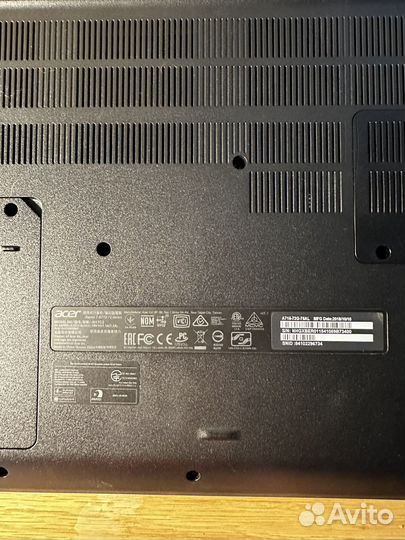 Acer Aspire 7 А715-72G-75AL