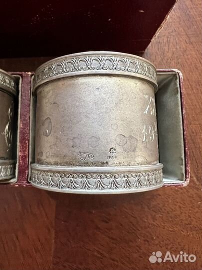 Кольца салфеточные серебро 84 Бр. Грачевы