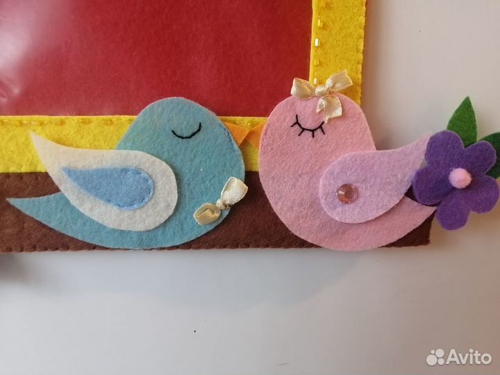 Фоторамка из фетра именная