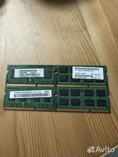 Оперативная память ddr3 для ноутбука