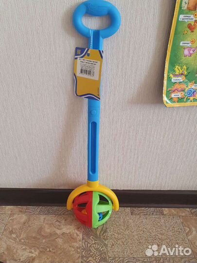 Каталка шар на палочке