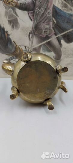 Антикварный кофейник бронза