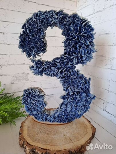 Цифра 3 5 35 decor