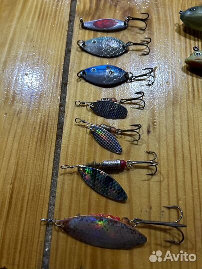 Блесна, Вертушки, Резиновые Рыбки