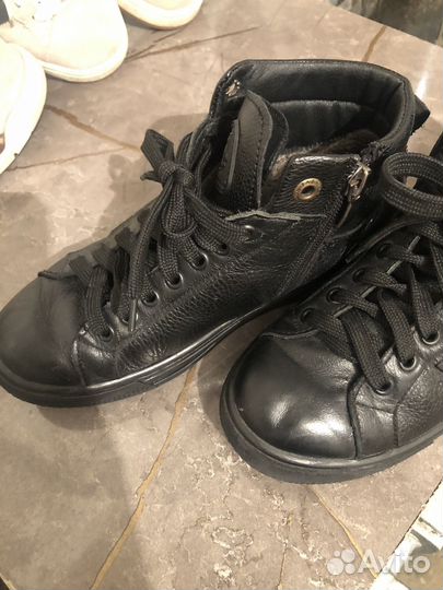 Ботинки из натуральной кожи 35 размер